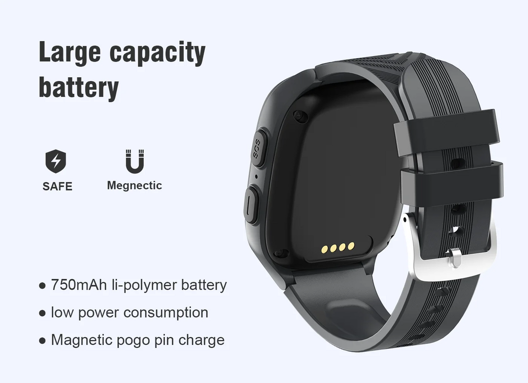 Premium Kids 4G Smart Watch - GPS Tracker, Video Calls, SOS, Waterproof, Camera, Location Monitor