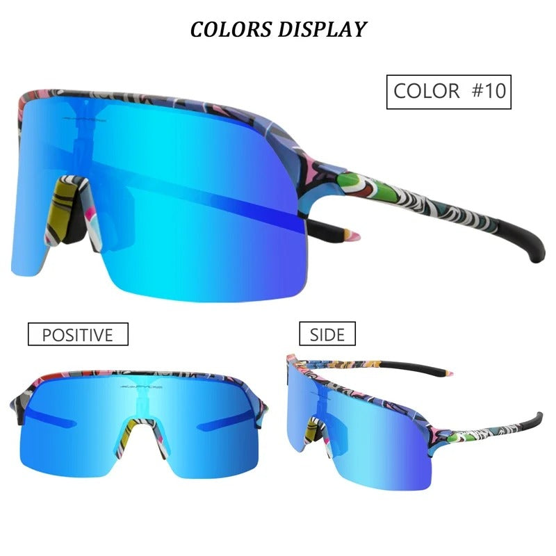 Premium Polarized Cycling Sunglasses – UV Protection, HD Lens, 1 or 4 Lens Options for Road, Mountain Bike & Outdoor Sports Eyewear for Men & Women