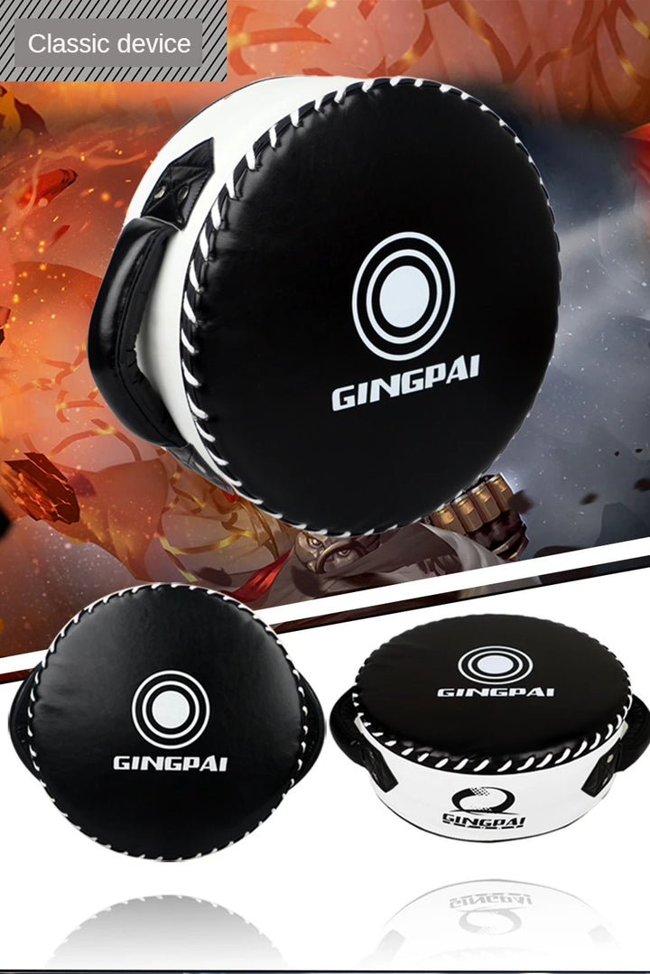 Premium High-Quality Boxing Target Shield – Large Round PU Focus Pad for Karate, Taekwondo, Kickboxing & Martial Arts Training – Hand & Foot Training Mat