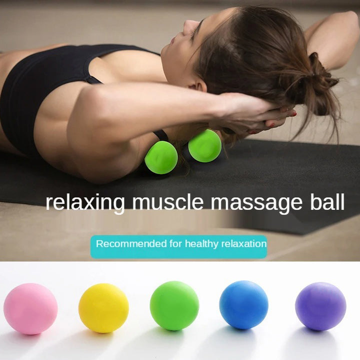 Premium Rubber Massage Ball for Muscle Relaxation, Pain Relief, and Trigger Point Therapy – Lacrosse Fascia Ball for Yoga, Fitness, Physiotherapy & Stress Relief