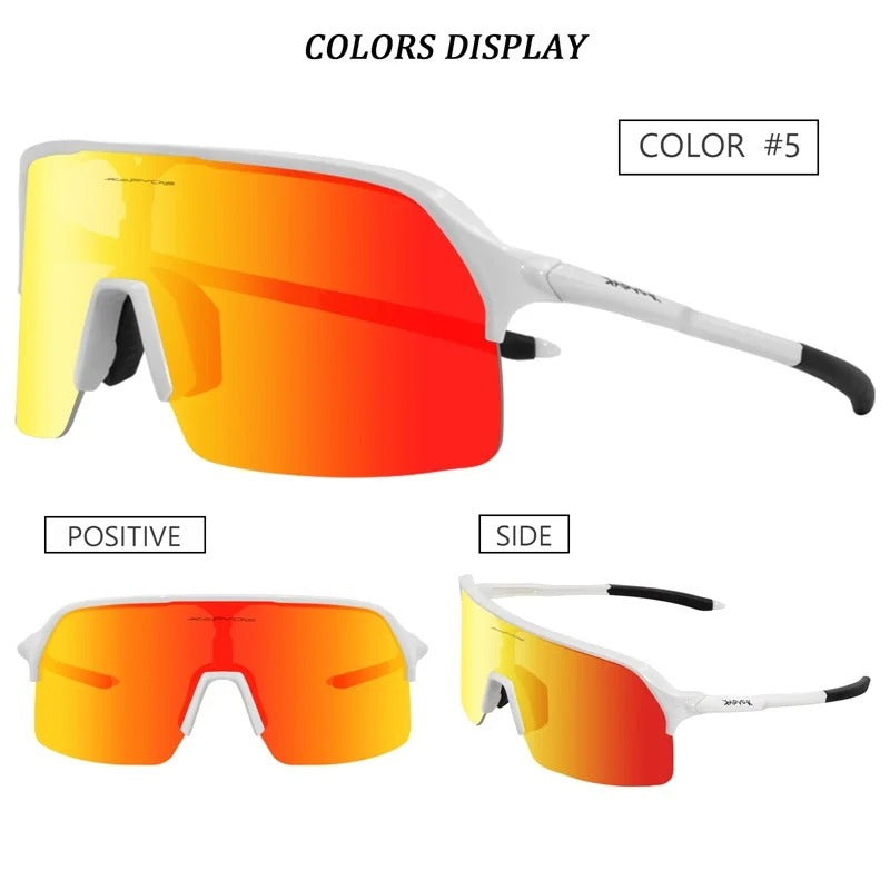 Premium Polarized Cycling Sunglasses – UV Protection, HD Lens, 1 or 4 Lens Options for Road, Mountain Bike & Outdoor Sports Eyewear for Men & Women