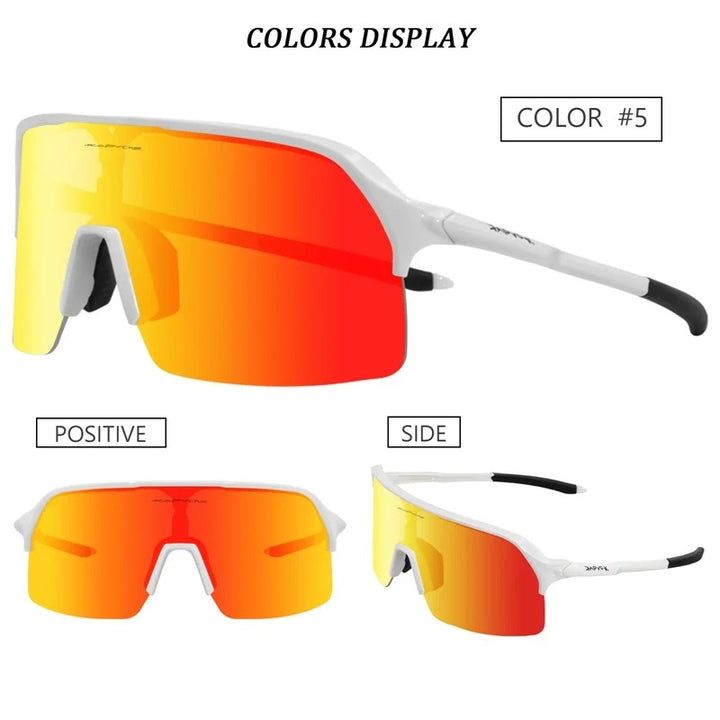 Premium Polarized Cycling Sunglasses – UV Protection, HD Lens, 1 or 4 Lens Options for Road, Mountain Bike & Outdoor Sports Eyewear for Men & Women
