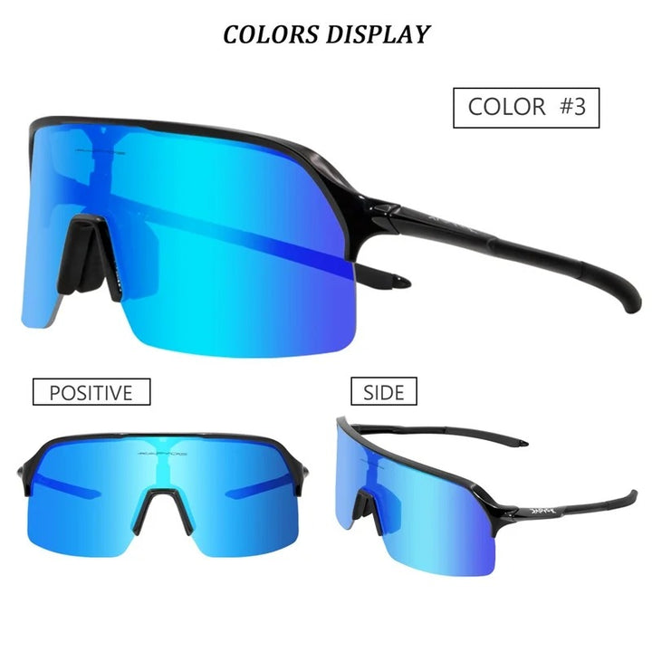 Premium Polarized Cycling Sunglasses – UV Protection, HD Lens, 1 or 4 Lens Options for Road, Mountain Bike & Outdoor Sports Eyewear for Men & Women
