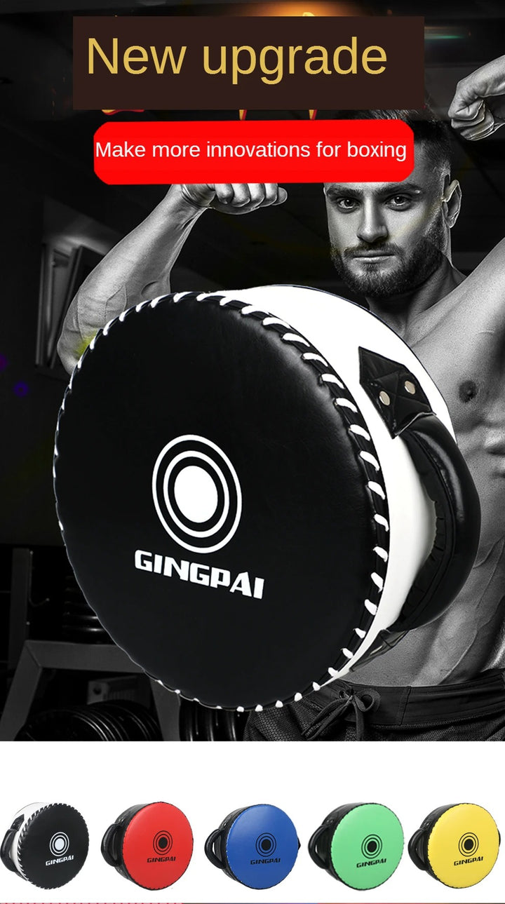 Premium High-Quality Boxing Target Shield – Large Round PU Focus Pad for Karate, Taekwondo, Kickboxing & Martial Arts Training – Hand & Foot Training Mat