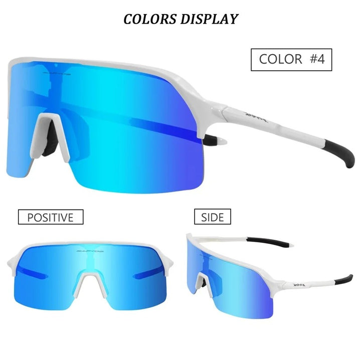 Premium Polarized Cycling Sunglasses – UV Protection, HD Lens, 1 or 4 Lens Options for Road, Mountain Bike & Outdoor Sports Eyewear for Men & Women