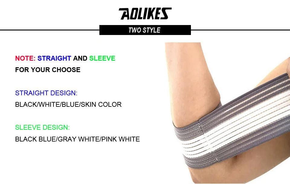 Premium Elbow Strap Bandage for Weightlifting & Fitness – 100cm Long Breathable Support Brace for Gym, Bench Press, Sports Injury Protection