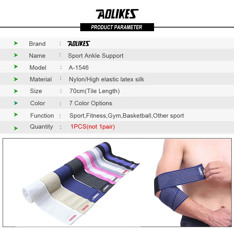 Premium Elbow Strap Bandage for Weightlifting & Fitness – 100cm Long Breathable Support Brace for Gym, Bench Press, Sports Injury Protection