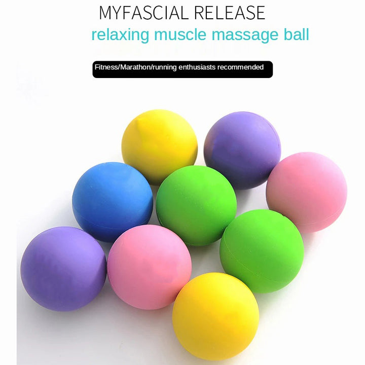 Premium Rubber Massage Ball for Muscle Relaxation, Pain Relief, and Trigger Point Therapy – Lacrosse Fascia Ball for Yoga, Fitness, Physiotherapy & Stress Relief