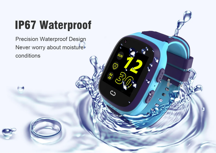 Premium Kids 4G Smart Watch - GPS Tracker, Video Calls, SOS, Waterproof, Camera, Location Monitor