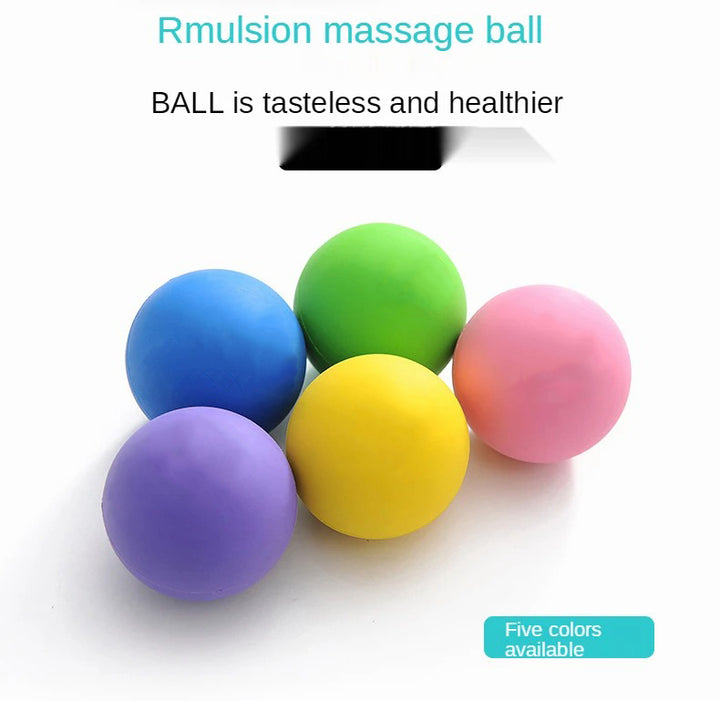 Premium Rubber Massage Ball for Muscle Relaxation, Pain Relief, and Trigger Point Therapy – Lacrosse Fascia Ball for Yoga, Fitness, Physiotherapy & Stress Relief