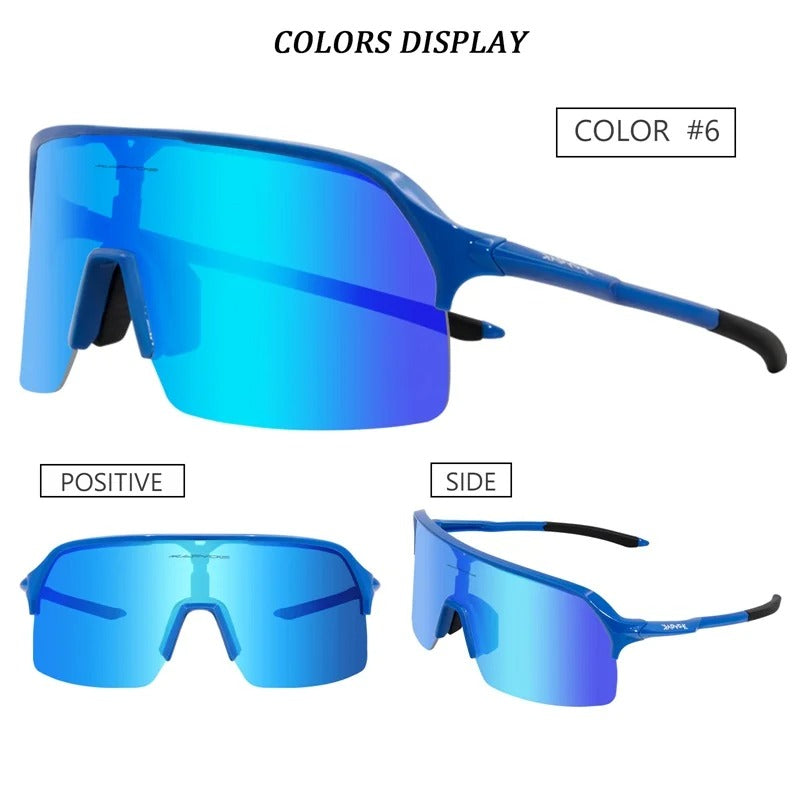 Premium Polarized Cycling Sunglasses – UV Protection, HD Lens, 1 or 4 Lens Options for Road, Mountain Bike & Outdoor Sports Eyewear for Men & Women