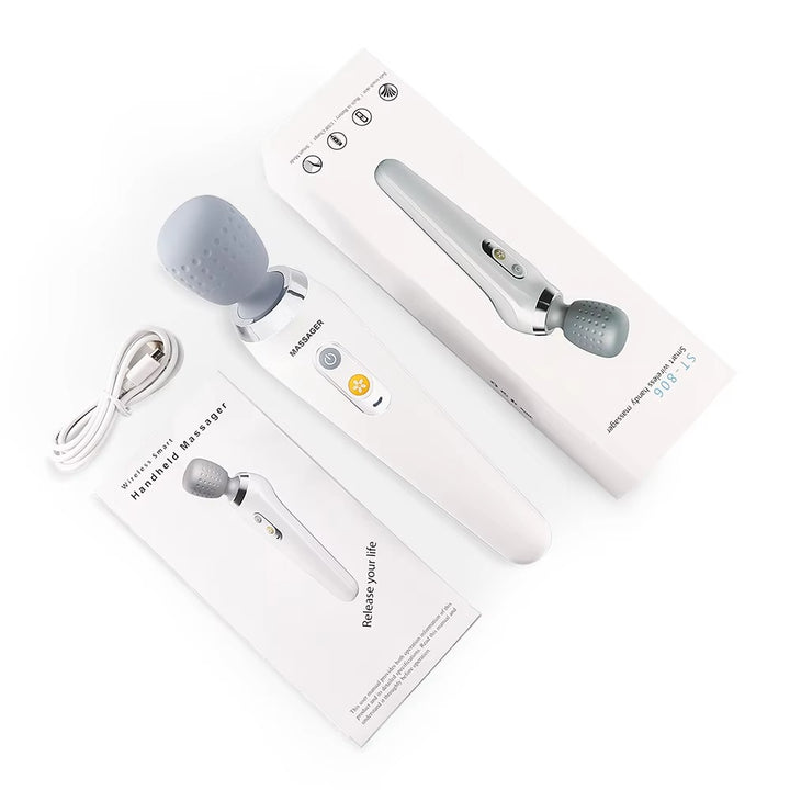 Premium USB Handheld Electric Massager – High Frequency Vibration Wand for Neck, Back, and Muscle Pain Relief, Deep Tissue Massage Machine with 5 Modes, Cordless Design, and Therapeutic Relief