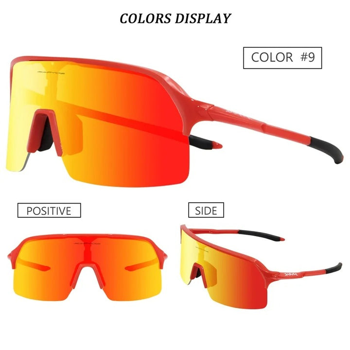 Premium Polarized Cycling Sunglasses – UV Protection, HD Lens, 1 or 4 Lens Options for Road, Mountain Bike & Outdoor Sports Eyewear for Men & Women