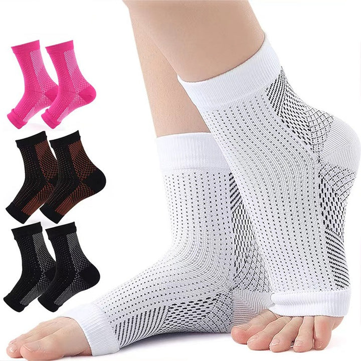 Premium Ankle Support Compression Sleeves – Breathable Sports Brace for Men & Women, Running & Outdoor Protection, 1/3/5 Pairs, Adjustable Fit, Comfortable Support