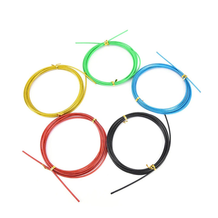 Premium Crossfit Speed Jump Rope Replacement Cable – 3m PVC Coated Steel Wire for Durable, High-Speed Workouts, 2.5mm Diameter, Adjustable for Skipping and Fitness Training
