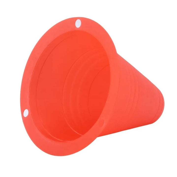 Premium Football Marking Cones – 10 Pcs Slalom Marker Set for Soccer & Roller Skating – Durable PE Material, 7.5cm Diameter, Multiple Colors