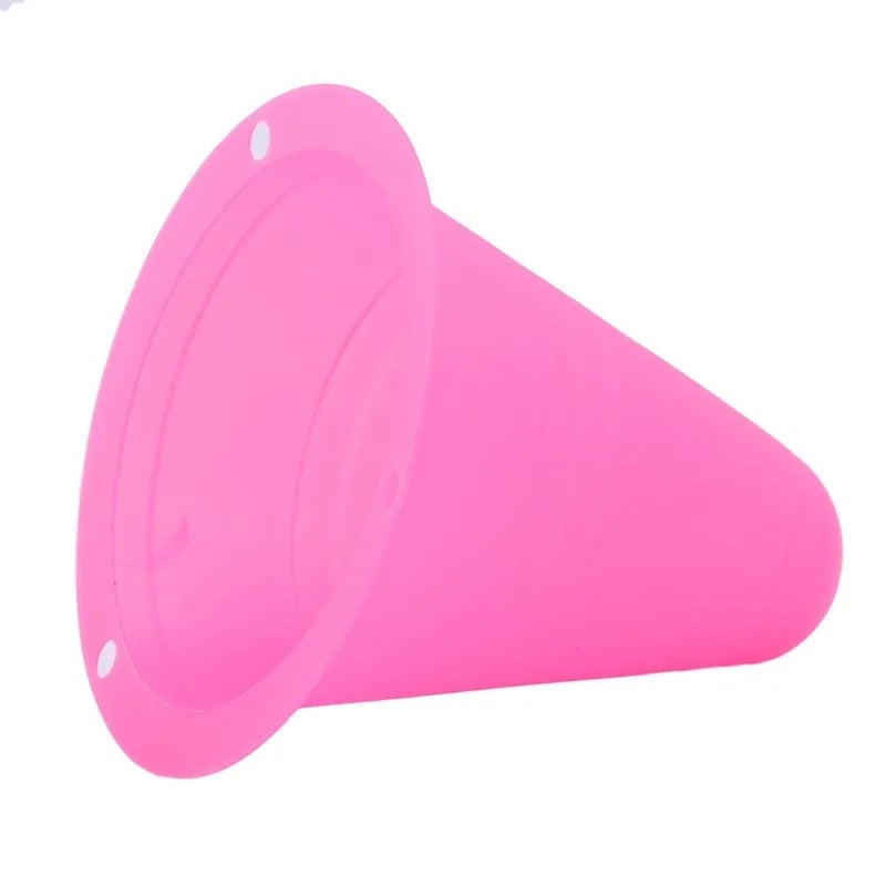 Premium Football Marking Cones – 10 Pcs Slalom Marker Set for Soccer & Roller Skating – Durable PE Material, 7.5cm Diameter, Multiple Colors_