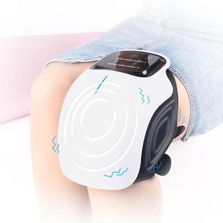 Premium Infrared Knee Massager – Pain Relief Device with Heat and Vibration Therapy for Swelling, Stiff Joints, Ligament