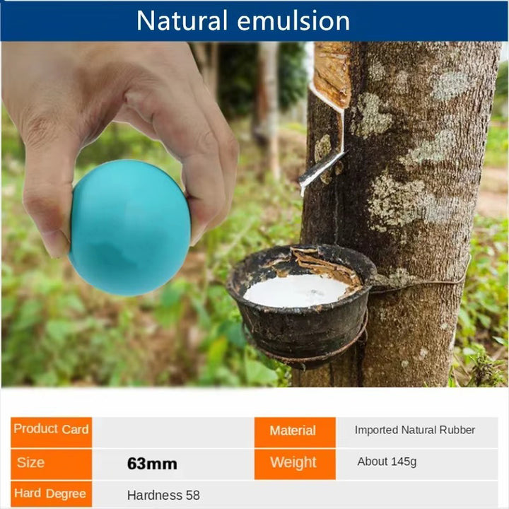 Premium Rubber Massage Ball for Muscle Relaxation, Pain Relief, and Trigger Point Therapy – Lacrosse Fascia Ball for Yoga, Fitness, Physiotherapy & Stress Relief