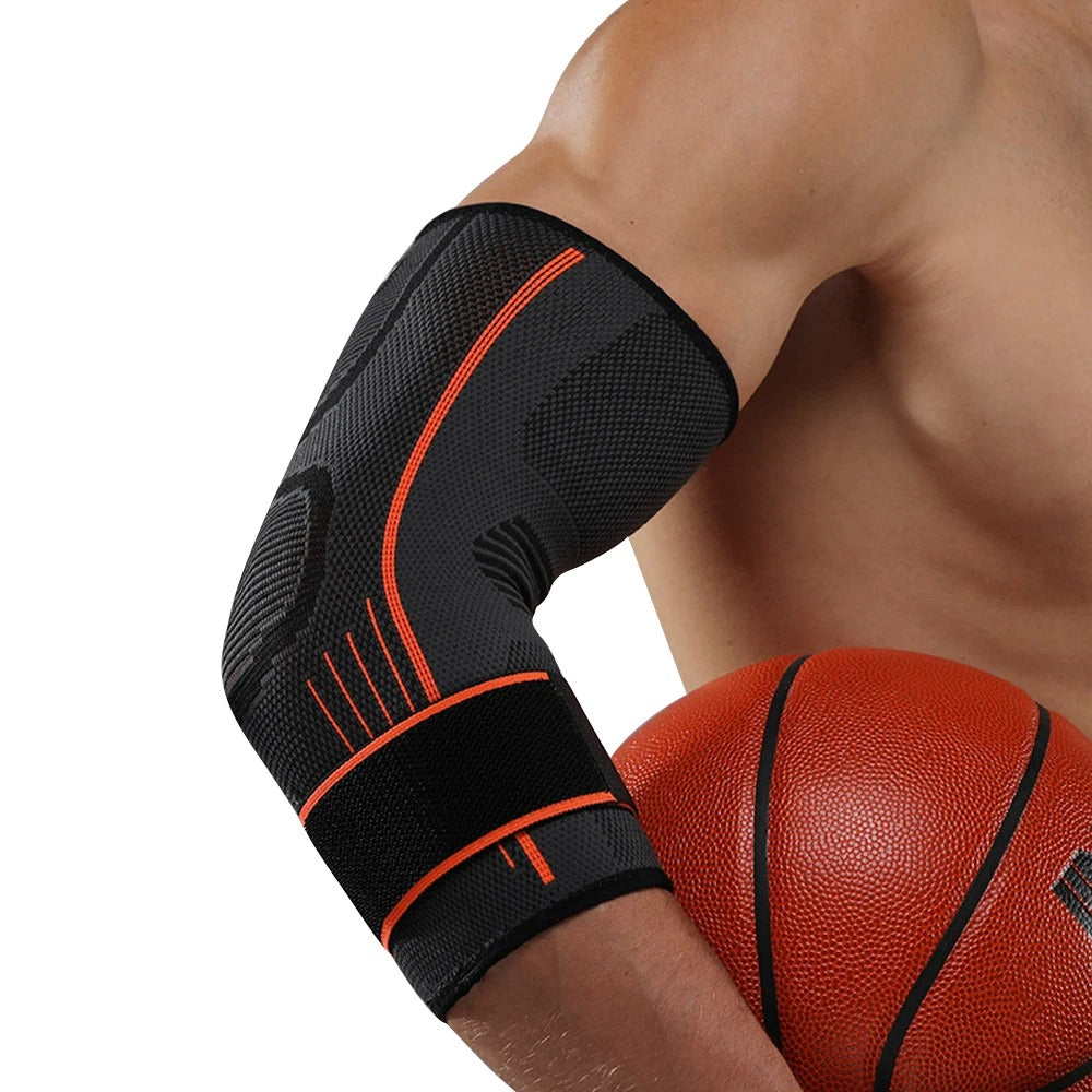 Premium Elbow Brace Compression Sleeve for Tendonitis & Tennis Elbow Relief, Joint Pain Support Protector, Fitness Bandage for Elbow Injury – 1PC
