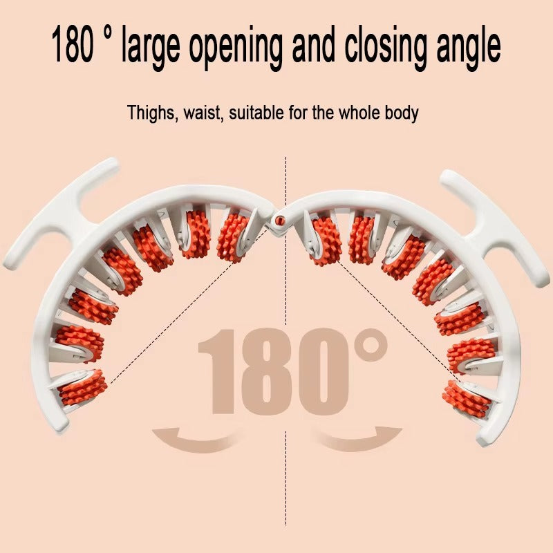 Premium Cellulite Massager, Manual Muscle Roller for Leg, Neck, Arm, Foot, Pelvic Floor Muscle Trainer, Non-Slip Handle, Ergonomic, High-Density PP, Portable and Comfortable