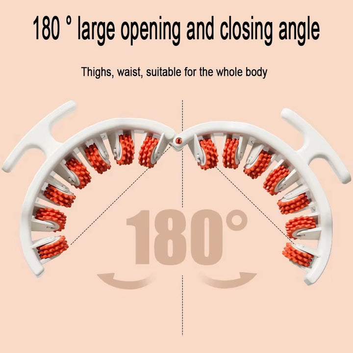 Premium Cellulite Massager, Manual Muscle Roller for Leg, Neck, Arm, Foot, Pelvic Floor Muscle Trainer, Non-Slip Handle, Ergonomic, High-Density PP, Portable and Comfortable