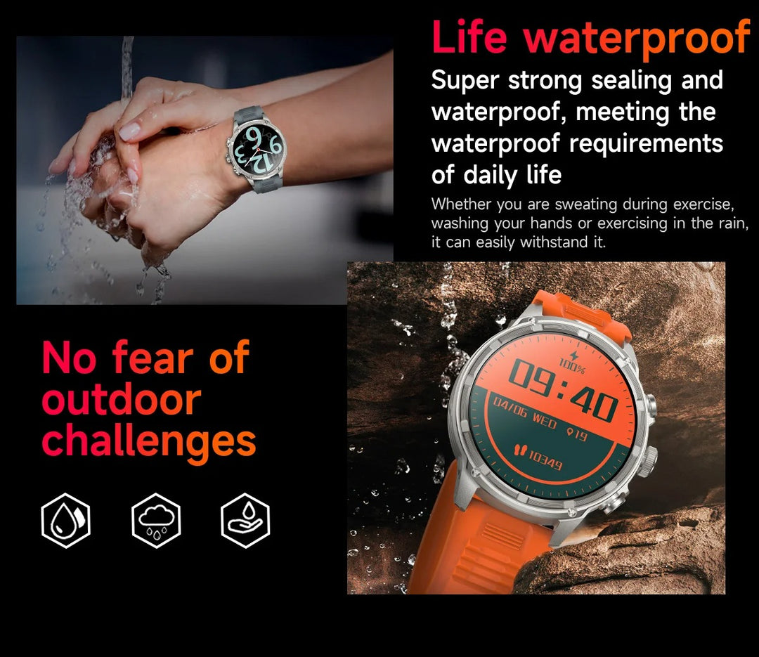 Premium Smartwatch with NFC & Bluetooth Headset – TWS Music & Talk, Sports Tracking, Sleep Monitoring, Camera Control, Music Control, Smart Alarm, Waterproof, Compatible with Android & iOS