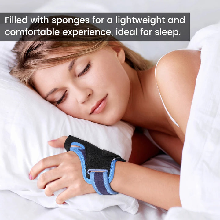 Premium Waterproof Silicone Thumb Brace for Tendonitis, Arthritis & Trigger Finger Pain Relief – Semi-Rigid Splint with Comfortable, Skin-Friendly Thumb Compression Sleeve, Fits Both Hands