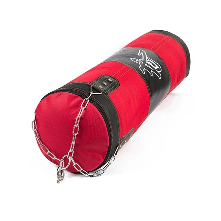 Premium Heavy Punching Sandbag – Durable Boxing Bag with Metal Chain Hook – Kick, Karate, Taekwondo Training – Includes Boxing Gloves, Wrist & Foot Guards, Shock-Absorbing Foam