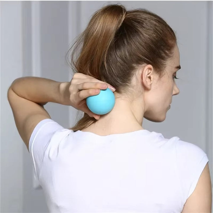 Premium Rubber Massage Ball for Muscle Relaxation, Pain Relief, and Trigger Point Therapy – Lacrosse Fascia Ball for Yoga, Fitness, Physiotherapy & Stress Relief