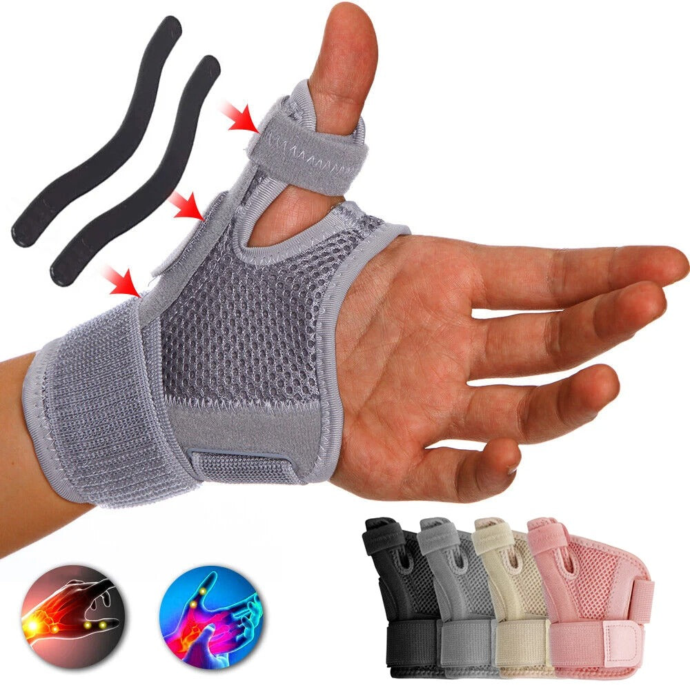 Premium Thumb Support Brace – CMC Joint Stabilizer Orthosis Spica Splint for Arthritis, Osteoarthritis, Tendonitis & Pain Relief – Comfortable & Adjustable Stabilization for Thumb Instability