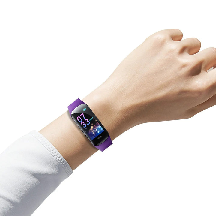Premium Smart Fitness Watch – Heart Rate, Blood Pressure, Step Counting, Sleep Monitoring, Sports Tracker, Bluetooth, Multi-Sport Mode for Men & Women, Waterproof Wristband