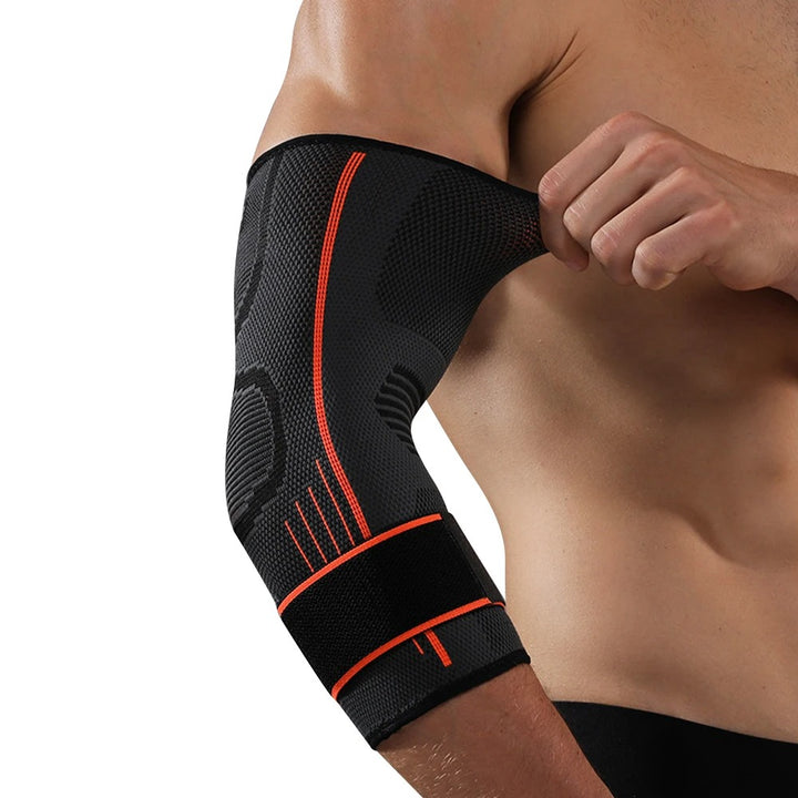Premium Elbow Brace Compression Sleeve for Tendonitis & Tennis Elbow Relief, Joint Pain Support Protector, Fitness Bandage for Elbow Injury – 1PC