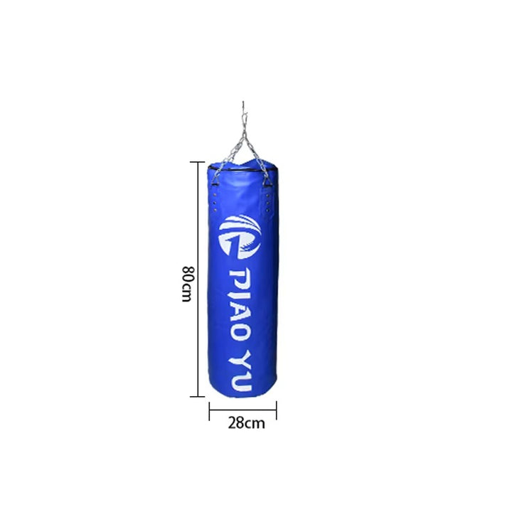 Premium Boxing Sandbag – High-Quality PU Punching Bag for Adult Practice – Durable Taekwondo, Karate & Thai Boxing Training – Includes Strong Metal Chain, Zipper Seal & Multiple Sizes