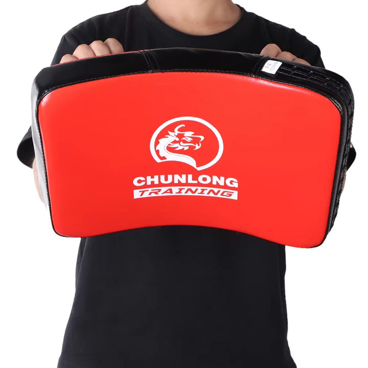 Premium Taekwondo Foot Target – Curved MMA, Muay Thai, Karate, Boxing Kicking Pad – Thickened SKY PU & EVA Foam – Durable Punching Target for Martial Arts Training – 35x25x5cm