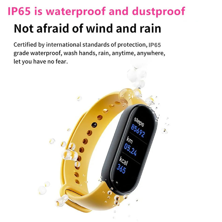 Premium Waterproof Fitness Smartwatch for Men & Women - Heart Rate, Blood Pressure, Activity Tracker, Sleep Monitor, Multi-Sport Modes, Call & Message Alerts, Bluetooth, 0.96” Display