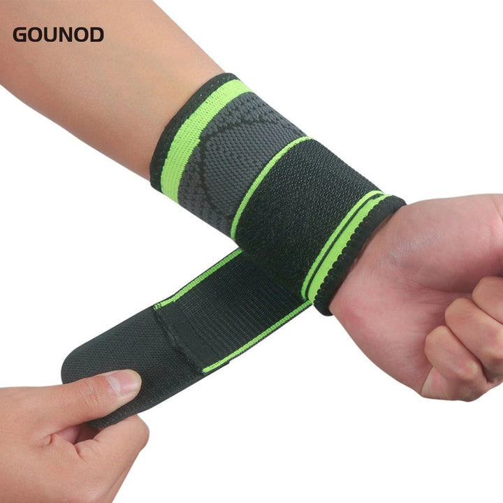 Premium Sports Wrist Guards – Lightweight Adjustable Wristbands for Basketball, Badminton, Volleyball & Fitness, Pressurized Winding for Wrist Stabilization, Universal Fit, Durable and Comfortable
