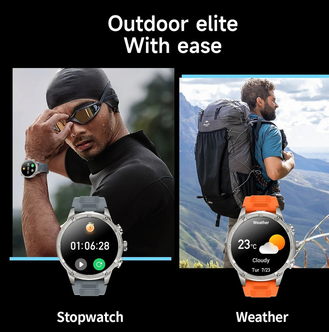 Premium Smartwatch with NFC & Bluetooth Headset – TWS Music & Talk, Sports Tracking, Sleep Monitoring, Camera Control, Music Control, Smart Alarm, Waterproof, Compatible with Android & iOS