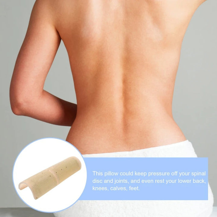 Premium Bamboo Cervical Pillow – U-Shaped Neck & Back Support for Sleep – Therapeutic Massage Cushion – Cool, Comfortable for Neck Pain & Spondylosis Relief – Ideal for Couch, Bed & Travel
