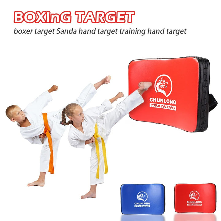 Premium Taekwondo Foot Target – Curved MMA, Muay Thai, Karate, Boxing Kicking Pad – Thickened SKY PU & EVA Foam – Durable Punching Target for Martial Arts Training – 35x25x5cm