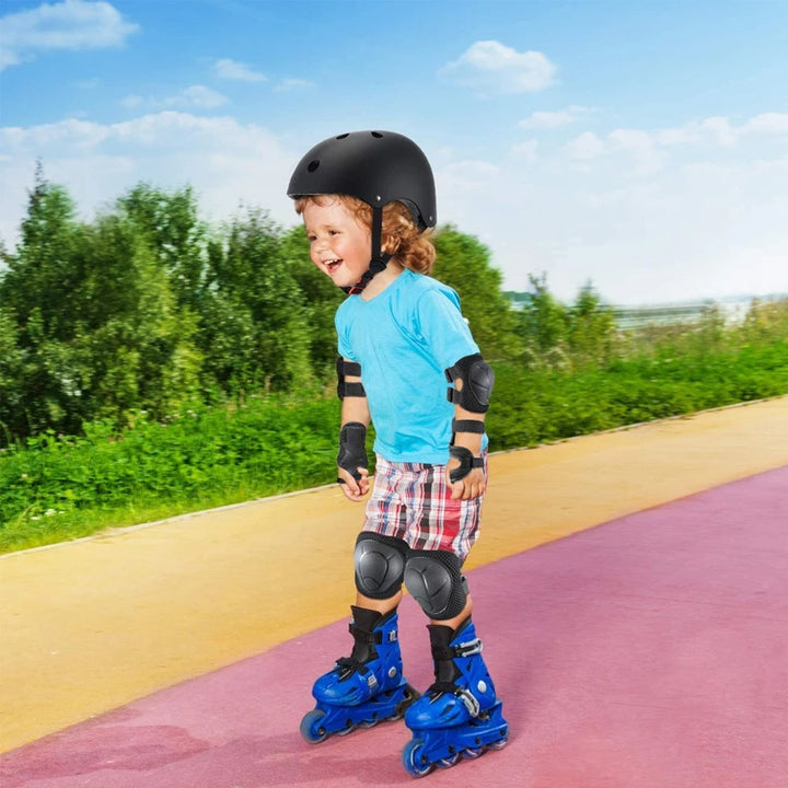 Premium Kids Knee Pads, Elbow Pads & Wrist Guards Safety Set for Ages 3-7, Adjustable Protective Gear for Boys & Girls, Perfect for Skating, Cycling, Skateboard – 6 Pieces