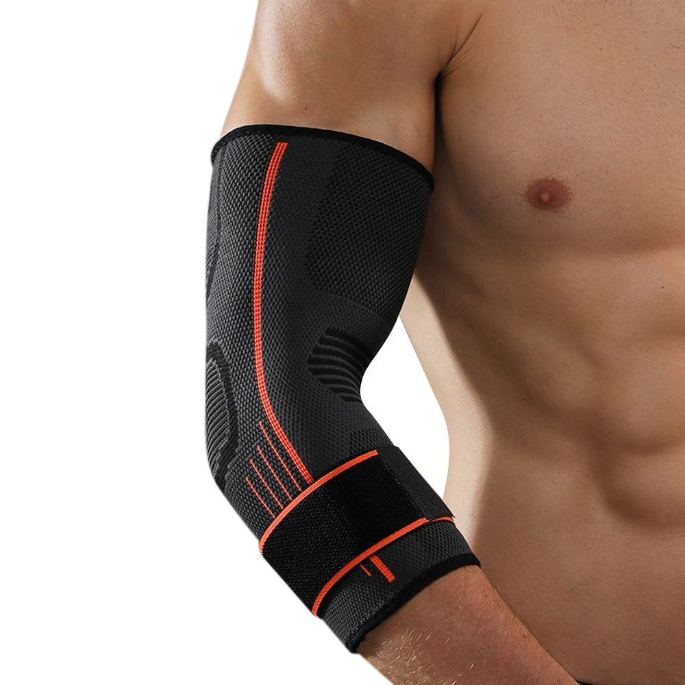 Premium Elbow Brace Compression Sleeve for Tendonitis & Tennis Elbow Relief, Joint Pain Support Protector, Fitness Bandage for Elbow Injury – 1PC