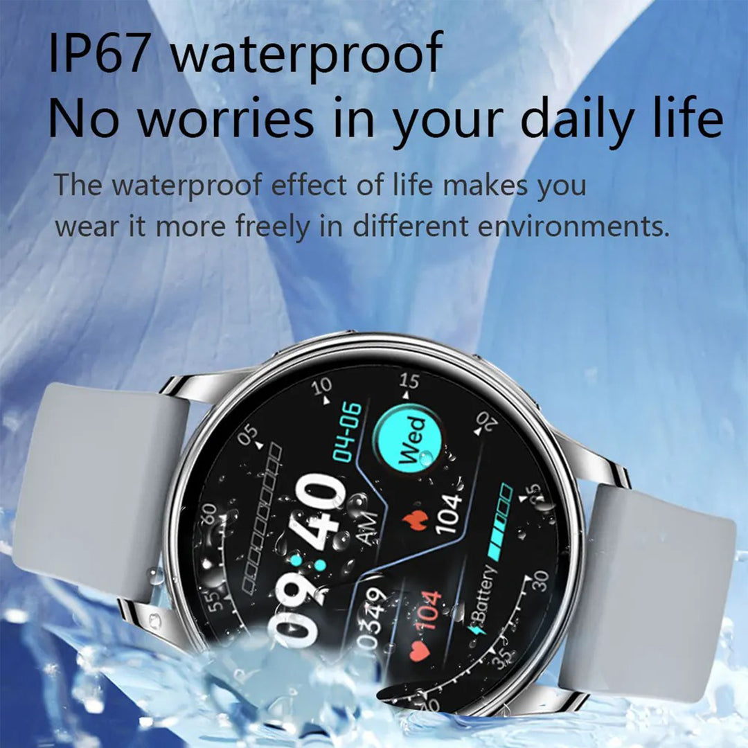 Premium Smartwatch for Women – Bluetooth Call, 100+ Sports Modes, Fitness Tracker, DIY Dials, Stylish Rosegold Design, Waterproof, Compatible with iOS & Android