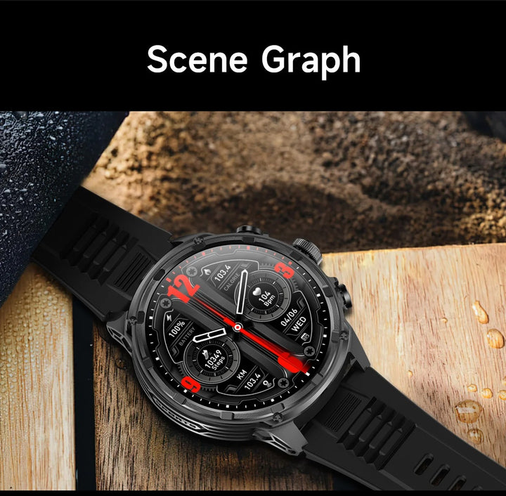 Premium Smartwatch with NFC & Bluetooth Headset – TWS Music & Talk, Sports Tracking, Sleep Monitoring, Camera Control, Music Control, Smart Alarm, Waterproof, Compatible with Android & iOS