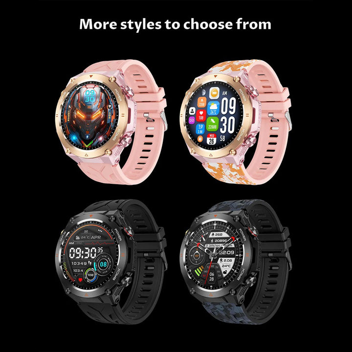 Premium Waterproof Sports Watch for Men and Women – 50M Waterproof, Dual Time, Pedometer, Stopwatch, Alarm, Countdown, Shockproof, EL Backlight, Lightweight Military Clock