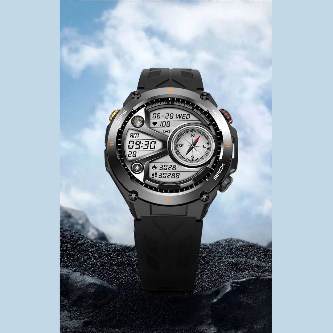Premium Waterproof Sports Watch for Men and Women – 50M Waterproof, Dual Time, Pedometer, Stopwatch, Alarm, Countdown, Shockproof, EL Backlight, Lightweight Military Clock