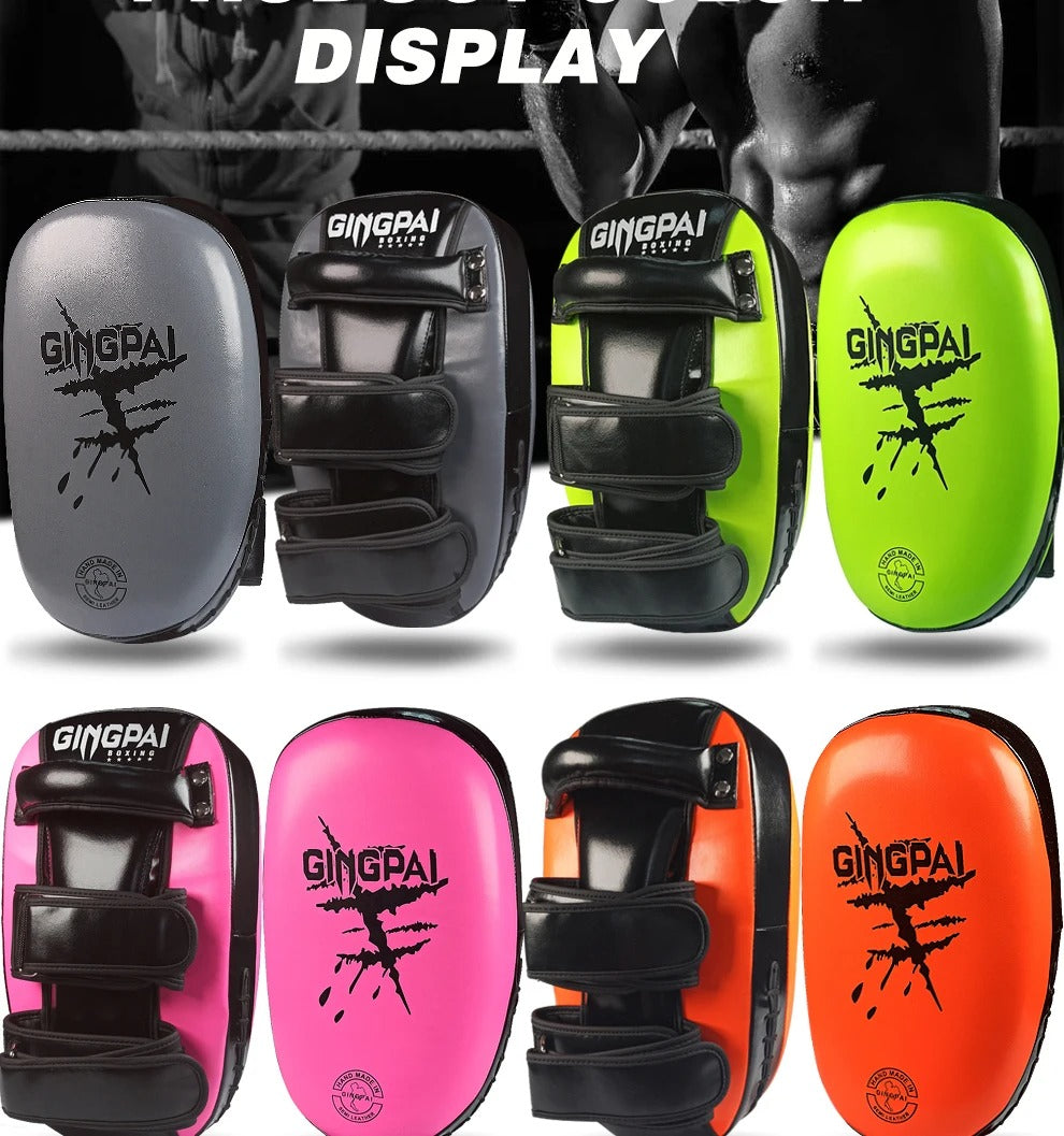 Premium Boxing Mitts Focus Punch Pads – High-Quality Training Target for Kickboxing, Muay Thai, Taekwondo & Karate – Combat Curved Pads for Boxing and Martial Arts Practice