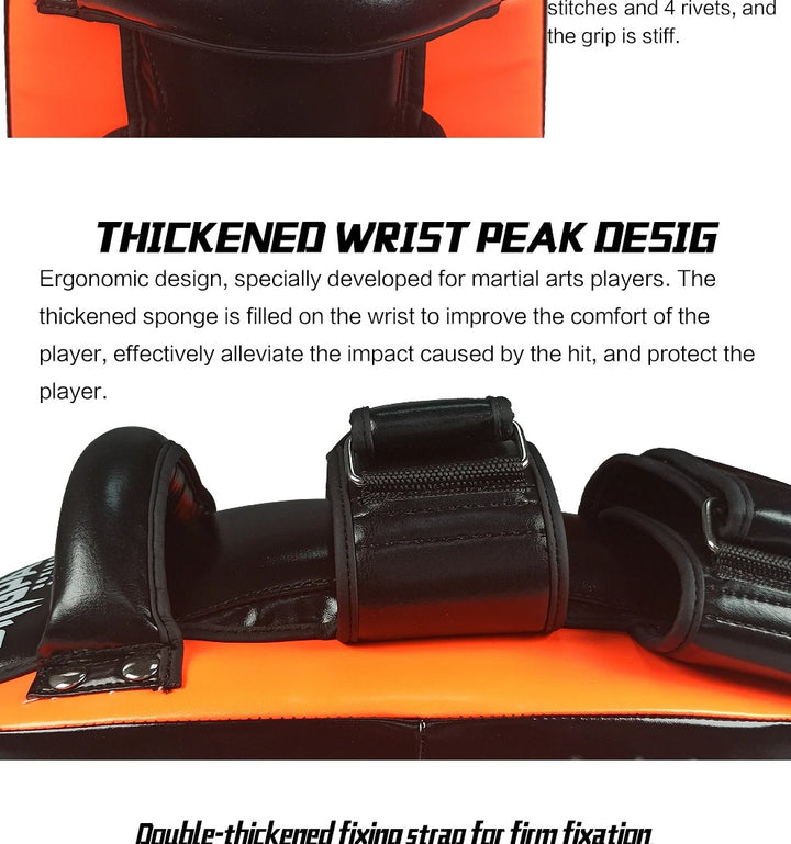 Premium Boxing Mitts Focus Punch Pads – High-Quality Training Target for Kickboxing, Muay Thai, Taekwondo & Karate – Combat Curved Pads for Boxing and Martial Arts Practice