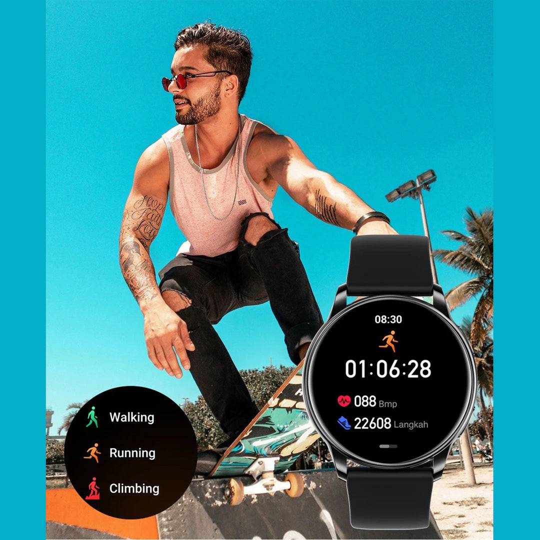 Premium Smartwatch for Women – Bluetooth Call, 100+ Sports Modes, Fitness Tracker, DIY Dials, Stylish Rosegold Design, Waterproof, Compatible with iOS & Android