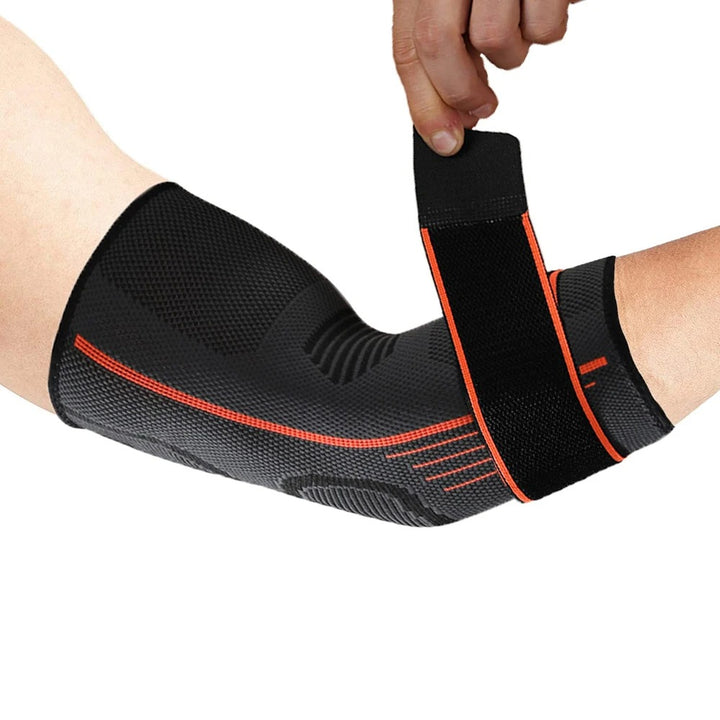 Premium Elbow Brace Compression Sleeve for Tendonitis & Tennis Elbow Relief, Joint Pain Support Protector, Fitness Bandage for Elbow Injury – 1PC